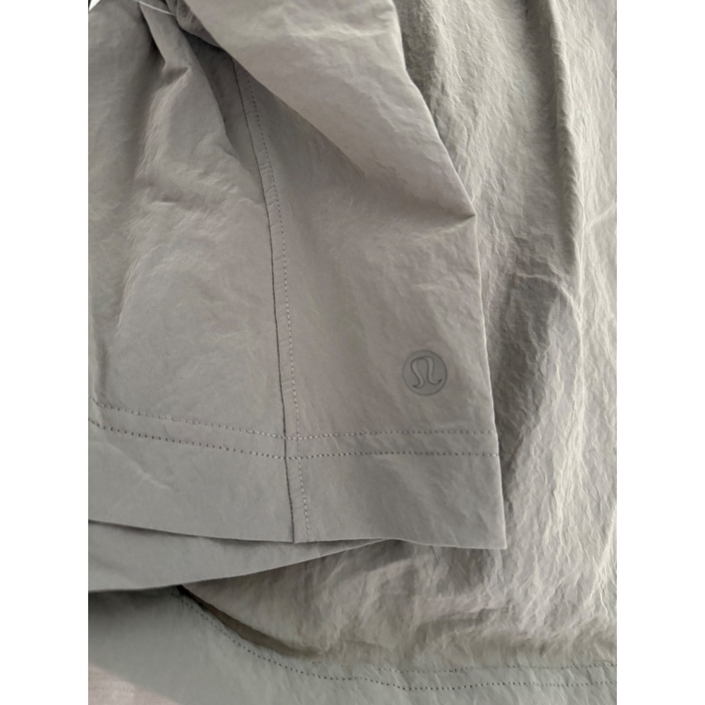 NWT Lululemon Lightweight Relaxed Fit Jacket High Neck Elastic Waist WarmAshGray - Picture 12 of 13